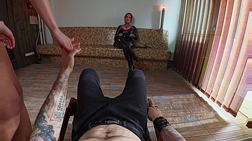Sabien Demonia Dominates Me in Front of My Cuckold Husband