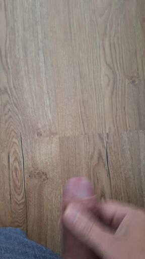 Cum in the floor