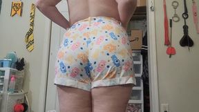 Care Bear Shorts Ass Tease