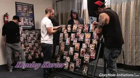 Kinsley Karter has been addicted to glory holes