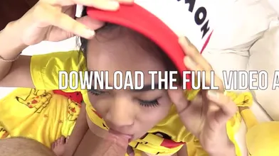 Pikachu Thai Ladyboy Teen Cutie Yoyo Blowjobs And Hard Anal Poundings