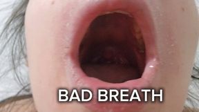 Bad Morning Breath Fetish – I Wake Up With Nasty Mouth and Breathe My Stinky Air All Over You