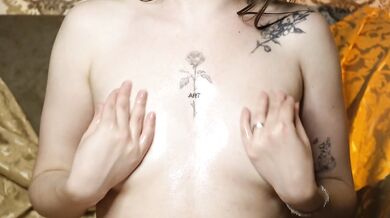 Brunette Babe Plays With Her Small Boobs In Her College Dorm