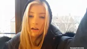 Amateur Teen 18+ Loves The Feel Of Her Fingers Inside Her Bushy Cunt