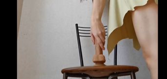 Dildo too Big for Tiny Pussy, i Cum Immediately