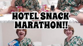 HOTEL SNACKATHON!! BIG bellies return