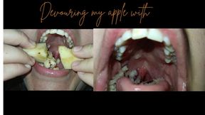 Devouring my apple