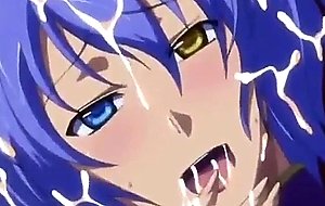 Divine jugged anime getting drilled