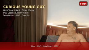 Hot Stepmom Catches You Looking At Older Women & Gives POV Lesson – Risky Creampie Finish