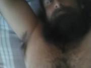 Hairy triple amputee...