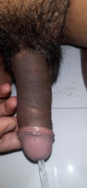 Pee Black Cock Bathroom Indian Maharashtra