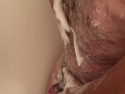 daddy in the shower and him letting me touch his cock