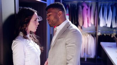 Rebecca Volpetti, Marley Brinx & Lina Luxa take on a big black cock in a wild interracial anal sex frenzy!