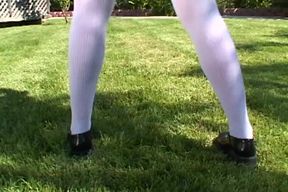 Pussy licking pussy fucking in college uniform