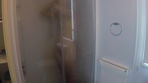 oiled and creamed hot girl gunged in a holiday caravan game
