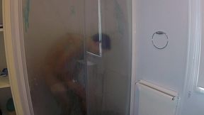 oiled and creamed hot girl gunged in a holiday caravan game