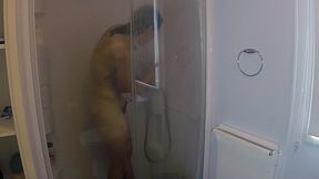 oiled and creamed hot girl gunged in a holiday caravan game