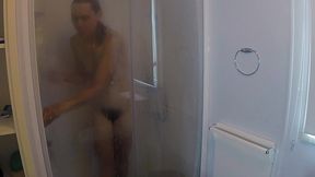 oiled and creamed hot girl gunged in a holiday caravan game