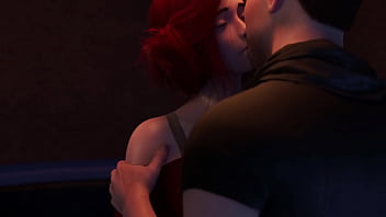 Projekt Passion | Sexy Red Head Licks Balls and Gives Deep Throat Blowjob to Big Cock [Gaming]