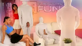 Alexis Tae & Whitney Wright & Jack Vegas & Dan Damage & Joshua Rivers in This Furniture Can Fuck?! - TeamSkeetClassics