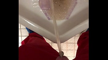 Piss and cum in public