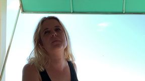 stepmom on vacation by the ocean fucks stepson