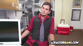 Dark Lad Fucks With No Condoms A Gay Young During Fake Interview