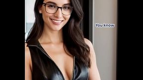 Bored Business Bitch - Part 3 - AI Illustrated Leather Porn Dream