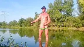 Jonny Jerks Off Outside