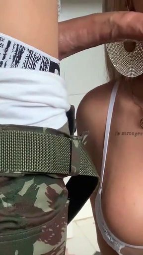 He Came in Uniform to Fuck Me