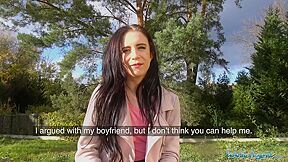 Sexy Brunette Lady Fucks And Sucks To Make Ex Jealous With Caroline Mann