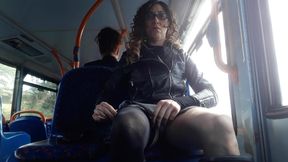 Horny crazy bus ride!