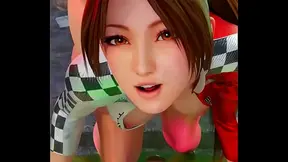 Horny Racing Queen Mai Shiranui Fucked From Behind In 3D Anime Action