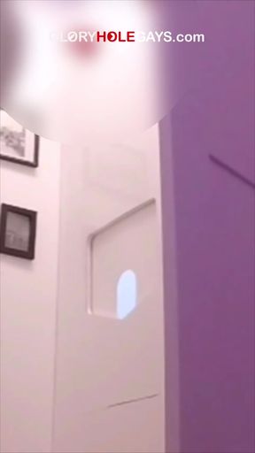 Twink Sucks, but Then the Cameraboy Joins in! Gloryhole Threesome