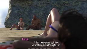 Weekend Lollygagging - Gameplay - Roleplay - Anita Teasing Men at Beach