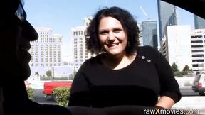 ”BBW GF takes taxi ride & cock in cunt”