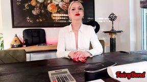 Tattooed German Amateur Gapes Ass During Role Play Job Interview