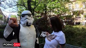 Jennifer Mendez, Star Wars Fan, Epic Anal&#x1F44C; & Squirting threesome &#x2013; Porno Dan 4K