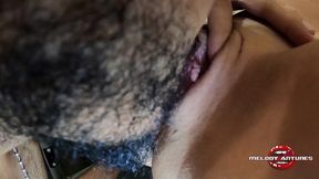 hottest blonde from xvideos, melody antunes is going to show her new gym to her friend, sits on the stick, and ends up doing a yummy squirt in the grown man s face!