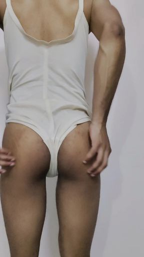 Big Ass Skinny Crossdresser Showing Anal Hole