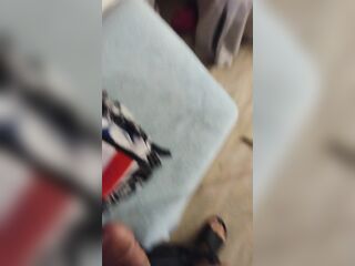 Girlfriend Loves When I Jerk Off To Her Whilst This sweetheart Plays Clip Games In Her Bra and Panties