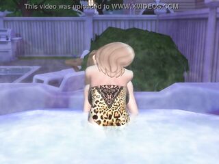 Sims 4:  Large Tit Mother I'd Like To Fuck Screwing Her Ex in a Sexy Tub