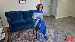 Kat Snow - Taped and Gagged by Burglar! (MP4 Format)