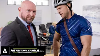 Killian Knox Barebacks Muscled Roman Todd in Public Office