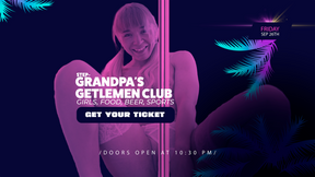 taking old cock at grandpas strip club