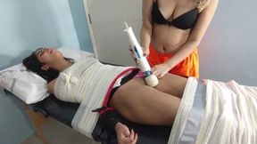 Wrapped, Teased And Tickled - CATITA MADE TO CUM - 4K