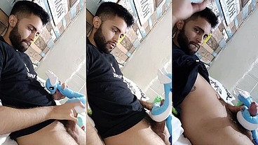 Fucking my soft dragonair pokemon plushie until I cum