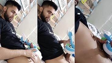 Fucking my soft dragonair pokemon plushie until I cum