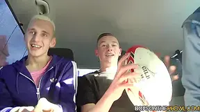 Olly Tayler Has Wild Threesome In The Car With Scott And Reece