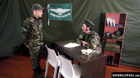 Jordi Leonard catches Rick Lennon playing with a dildo and fucks him